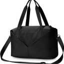 Ceneda Small Gym Bag for Women, 12 inch Mini Gym Bag with Wet Pocket, Lightweight Tote for Gym, Sport, Workout - Black
