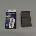 OLDENDO Cigarette Case with Lighter, 20 Capacity Portable Cigarettes Box Holder Dual Arc Lighter 2 in 1 USB Rechargeable Flameless Windproof (Black)