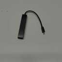 AuviPal 3-Port Micro USB OTG Hub Adapter (3 USB Ports + Power Port) for Fire Stick 4K, PlayStation Classic, Raspberry Pi Zero, Sega Genesis Mini, S/NES Classic Mini and More - Black