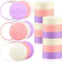 Bucherry 100 Pcs 2.76 Inch 24 Styles Random Pocket Mini Mirror Bulk Portable Round Glass Makeup Purse Small Compact Personal Pocket Mirrors for Women Travel Daily Use Mothers Day Gift