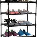 FIDUCIAL HOME 10 Tiers Shoe Rack 20-25 Pairs Sturdy Shoe Shelf