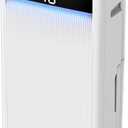 4900 Sq.Ft Dehumidifier, KeepGlad Dehumidifier Max 95 Pint/D, Dehumidifiers for Home with Drain Hose, Smart Compressor with Intelligent Humidistat, Three Modes, for Basement, Bedroom, Bathroom (White)