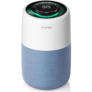 Air Purifier with PM2.5 Real-Time Display & Air Quality Monitor, All-in-One Auto Mode & APP Control, Covers Up to 916 Sq Ft, H13 HEPA Filter for Allergies, Pet Hair, Smoke, Odor, Pollen