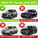 for Hyundai Tucson Cargo Cover 2016 2017 2018 2019 2020 2021 for Hyundai Tucson Accessories Black Retractable Trunk Cover Security Shield Shade