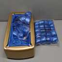 Automatic Shoe Covers Dispenser Machine: Shoe Cover Machine with 200 Pcs Shoe Covers Disposable Boot Cover - Waterproof Dust Proof for Medical Home Shop and Office Golden