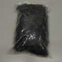 Karlery Mens Short Curly Black Mustache Beard Afro Wig California Rocker Disco Halloween Cosplay Anime Costume Party Wig (Black)