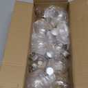 10Pcs Booze Balls Christmas Ornaments Fillable Booze,Clear Christmas Ornament Drink Balls,Ornament Shot Glasses for Xmas Home Holiday Wedding Party Decoration