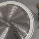 SENSARTE Nonstick Crepe Pan with Spreader, 10-Inch Natural Ceramic Coating Dosa Pan Pancake Flat Skillet Tawa Griddle with Stay-Cool Handle, Induction Compatible (White)