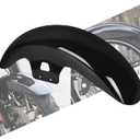 Front Fender 19" Wheels Wrap Mudguard Fit for Harley Touring Road King FLHR Electra Glide FLHT Street Glide FLHX CVO Road Glide 2014-2023 Gloss Black