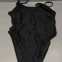 Women's Sexy One Piece Bathing Suit Swimsuit High Cut Leg Cheeky Coverage, Adjustable Thin Strap (Medium)