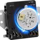 2-Year Warrant W10185982 WPW10185982 Dryer Timer for Whirlpool Maytag WED4815EW1 WED5100VQ1 WED4800BQ1 WGD4800XQ0 WED4810EW1 WED4800XQ0 Replace 418-618-20-B5 PS11749831230V 60Hz by Cenipar
