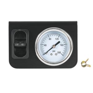 JDMSPEED in Cab Single Air Gauge Control Kit with Paddle Switch Air Suspension Controller 0-200psi