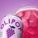 OLIPOP Prebiotic Soda Pop, Classic Grape, Pantry Pack Packed with Prebiotics, Fiber, and Botanicals, Gluten Free, Vegan, GMO Free, 12oz (12-Cans) (EXP 11/04/26)