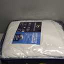  Serta Goose Feather Down Fiber Cotton Comforter Queen Size - 100% Cotton Duvet Insert - Hotel Luxury Hypoallergenic Bedding Comforter Light Warmth 90 x 90 Inch White : Home & Kitchen