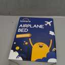 Premium Toddler Airplane Bed - Inflatable Airplane Bed for Toddlers, Plane Baby Mattress for Kids - Blow Up Air Mattress for Child Flight Sleep with Safety Belt, Innovative Valves, No Pump Needed