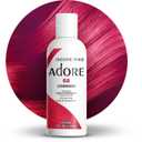 Adore Semi Permanent Hair Color - Vegan and Cruelty-Free Hair Dye - 4 Fl Oz - 068 Crimson (Pack of 3)