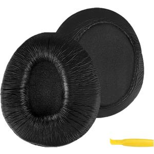 Geekria QuickFit Replacement Ear Pads for Sony MDR-Z600, Z900, V600, V900, V900HD, 7509, 7509HD Headphones Ear Cushions, Repair Parts (Black)