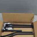 Speaker Stands Pair for Samsung HW-Q990C HW-Q990D Rear Speaker Stand with Wall Mount - Height Adjustable Speaker Floor Stands for Q Series Samsung Speaker Stands Pair with Keyhole or Thread Hole