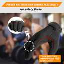 RYMNT Full Fingers Workout Gloves for Women & Men - Gym Gloves with Extra Grip Foam Padding & Anti-Slip for Fitness, Training & Cycling. Black - Small