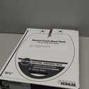KOHLER 20111-0 Brevia, Slow Close Toilet Seat, Round Toilet Seat, Grip-Tight Bumpers Quick-Attach Hardware, White