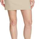 Eddie Bauer Women's Rainier Pull on Skort (4, Pumice)