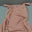 LYANER Women's Ruched Wrap Slit Tie Waist Scoop Neck Sleeveless Bodycon Midi Tank Dress (Medium)