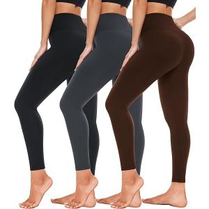3 Pack High Waisted Leggings for Women- Full Length Capri Black Buttery Soft Tummy Control Yoga Pants for Workout Athletic 3 Pack High Waisted Leggings for Women- Full Length Capri Black Buttery Soft Tummy Control Yoga Pants for Workout Athletic