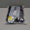 SlowTon Dog Jacket with Harness Built In - Waterproof Fleece Winter Warm Dog Coats for Small Medium Dogs, Reflective Adjustable Furry Puppy Vest Clothes for Outdoor Walking (Blue, M) (Chest 18.0"-21.0")