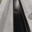 DIYHD 96" Interior Box Rail Sliding Door Hardware Kit, Wall Mount Aluminum Alloy Sliding Track Kit,Fit Wood Door Thickness 1-3/8"