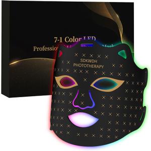 Red Light Therapy for Face, 7 Colors LED Face Mask Light Therapy At Home