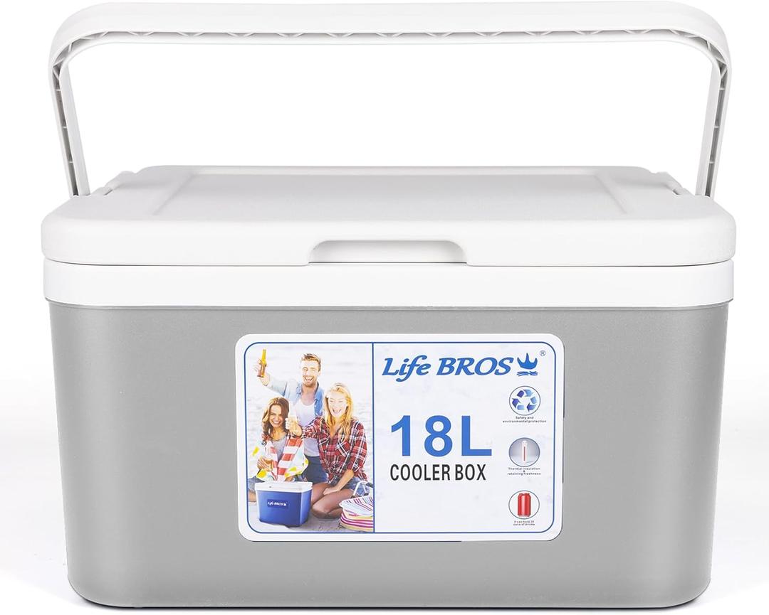 11Qt 19Qt Insulated Portable Cooler Leak-Proof Ice Chest Lunch Box Hard Coolers with Extra Ice Pack for BBQ, Camping, Pincnic