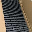36 sq. ft Plastic Interlocking Deck Tiles, 36 Pack,12"x12" Waterproof Outdoor Flooring All Weather Use, Patio Floor Decking Tiles for Porch Poolside Balcony Backyard, Dark Grey