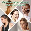 Hair Wax Stick for Strong Hold & Flyaway Control - Edge Control Slick Back & Frizz-Free Styling Gel for Women, Men, Teen Girls & Kids - Natural Beeswax Smoothing Stick Wax for All Hair Types (2.7 Oz)