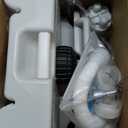 SereneLife Portable Camping Sink with 30L (7+ Gallon) Built-In Water Tank, Large Wheels, Hands-Free Foot Pump, Extra-Large Basin, and 5L Soap Dispenser  Ideal for Outdoors, Camping, and Worksites