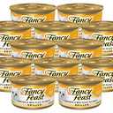 Purina Fancy Feast Grilled Wet Cat Food, Grilled Chicken & Beef Feast in Gravy, Wet Cat Food with No Artificial Preservatives or Colors, 3 OZ Can (Pack of 24) BB: Feb 2026