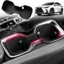 Sunsdrew Cup Holder Inserts for Lexus NX 2022 2023 2024 2025 Center Console Cup Holder Relaxed Grip Drink Organizer Holder for Lexus NX Interior Accessories