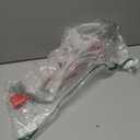 NOEAIKE Steering Wheel Lock  Heavy Duty AntiTheft Car Device with Double Hooks Design for Enhanced Vehicle Protection,Adjustable Length Locking with 2 Keys Universal Fit(RED)