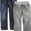 Simple Joys by Carter's Baby Boys' 2-Pack Pull on Denim Pant (5T) 100