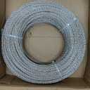 1/4" Stainless Steel Cable 150FT Wire Rope, 7X19 Strands Aircraft Cable, 6400lbs Breaking Strength, for Zipline, Outdoor, Deck Railing, Heavy Duty Applications, Hanging