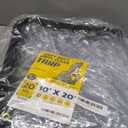 Seal Skin Covers Waterproof Clear Tarp 10x20 FT, 20 Mil 18 OZ 560 GSM Heavy Duty Transparent Vinyl Tarpaulin with Grommets