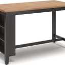 Signature Design by Ashley Gesthaven Counter Height Dining Table, 60-Inch, 30" W x 60" D x 35.75" H