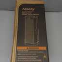 3rd-Gen AEOCKY Space Heater with AI Thermostat, 1500W PTC Electric Heaters for Indoor Use With Remote, 70° Oscillation, Utmost Silence, Safe Portable for Office, Bedroom, Room, Home (Black)