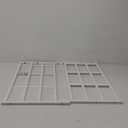 Fixed Window Safety Guard 14x 38 *2 Pack Adjustable Width Prevents Accidental Falls, Non-Egress, Tamper Resistant Screws Included, White