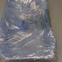 PINVNBY Plastic Turtle Tank Reptile Habitat Pet Terrariums Turtles Tank Aquarium Terrapin Topper Basking with Platform Plants,Durable,Safe, Non-Toxic(Blue)