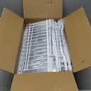 Over The Door Organizer, 8-Tier Over The Door Pantry Organizer with Adjustable Baskets, Metal Hanging Pantry Organizers and Storage for Kitchen, Back of Door Seasoning Rack (White)