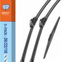 26"22"16" OEM Replacement Windshield Wiper Blades for Honda Odyssey 2005-2022 Premium All Weather Automotive Front Rear Wipers Set(Pack of 3)