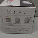 Vabaso Electric Lunch Box for Adults, 41oz 80W Heated Lunch Box, 12V/24V/110V/220V Portable Food Warmer White Elephant Gifts for Men Car Truck Work with 1.2L 304 Stainless Steel Container