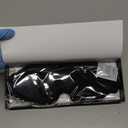 MZOO Luxury Sleep Eye Mask for Side Sleeper Men Women, Zero Eye Pressure 3D Sleeping Mask, Light Blocking Patented Design Night Blindfold, Soft Eye Shade Cover for Travel, Black