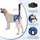 LIANZIMAU Dog Sling for Large Dogs Adjustable Hind Leg Support Lift Harness Senior Canine Mobility Aid Carrier for Back Legs Walking Rehabilitation XL