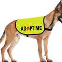 CENWA Dog Jacket Vest, Premium Composite Cloth, Medium, Adopt Me, 25-40 lbs